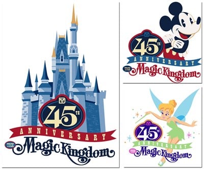 Disney Magic Kingdom 45th anniversary