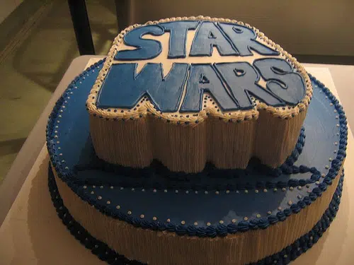 star wars birthday cake photo