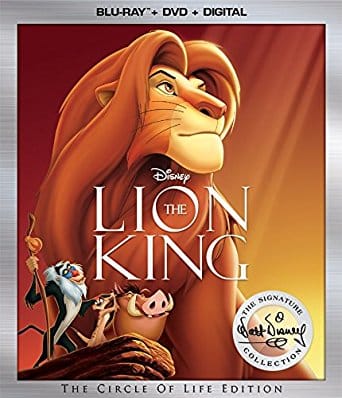 The Lion King Signature Collection Blu Ray