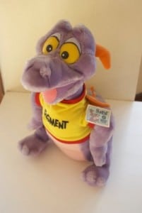 1982 Epcot Center's Figment Purple Dragon Stuffed Animal