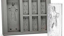 star wars kitchen Han Solo in Carbonite Silicone Ice Cube Tray Mold