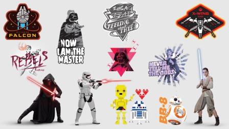 Star Wars app stickers