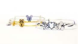 mickey mouse minnie mouse alex and ani disney bangles