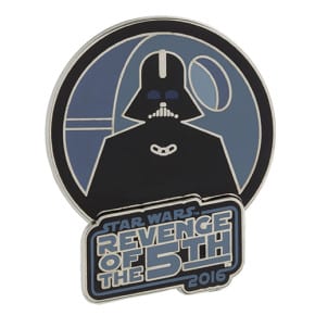 May the 4th Star Wars Day Disney Pin 2016 Vader