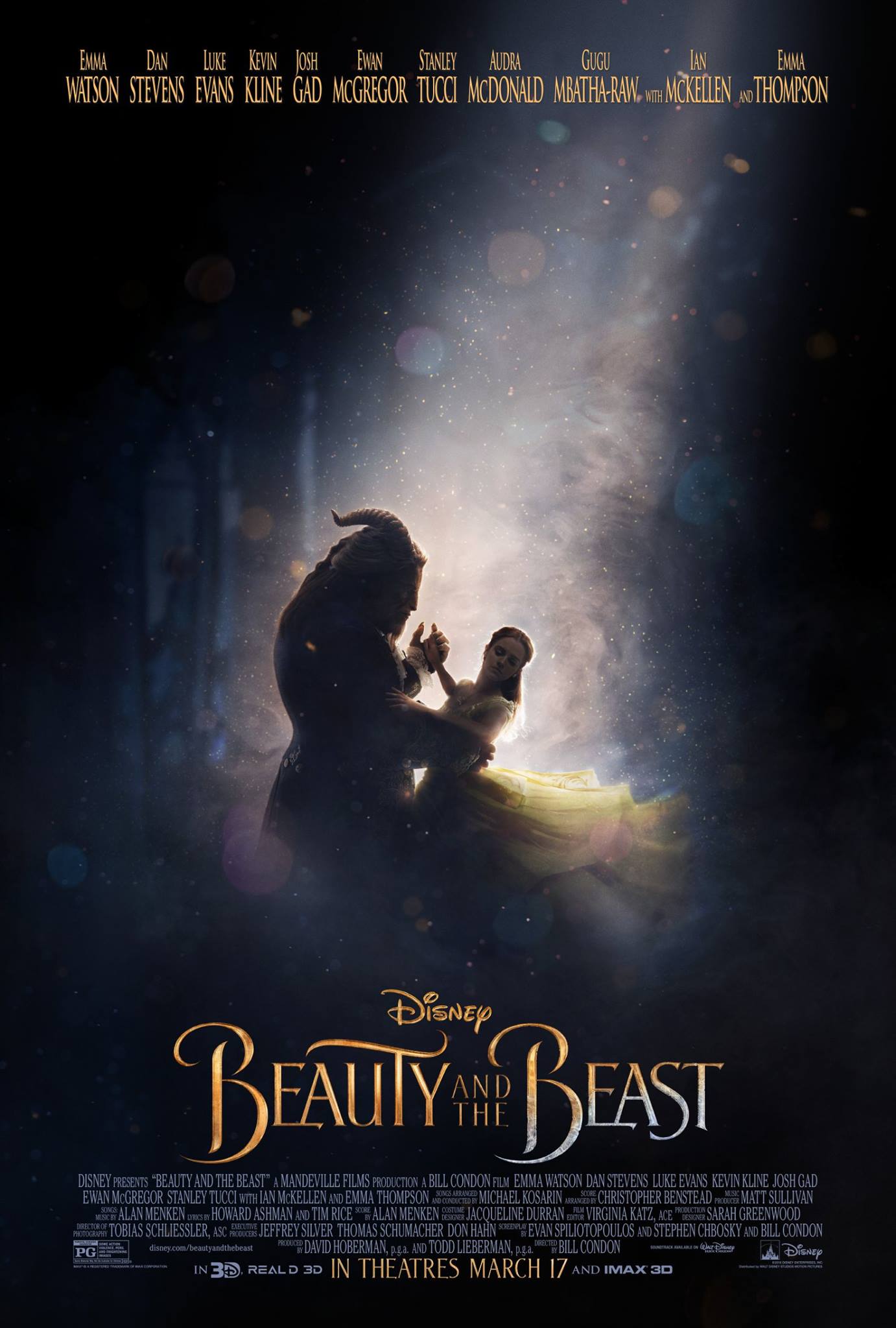 Beauty and the Beast live action 2017 poster