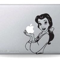 Disney Beauty and the Beast Belle MacBook Decal