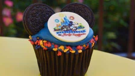 Disney Magic Kingdom 45th Anniversary Cupcake