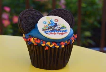 Disney Magic Kingdom 45th Anniversary Cupcake