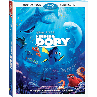 Finding Dory DVD Blu Ray