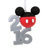 disney christmas ornament Mickey Mouse Ears Christmas Ornament 2016