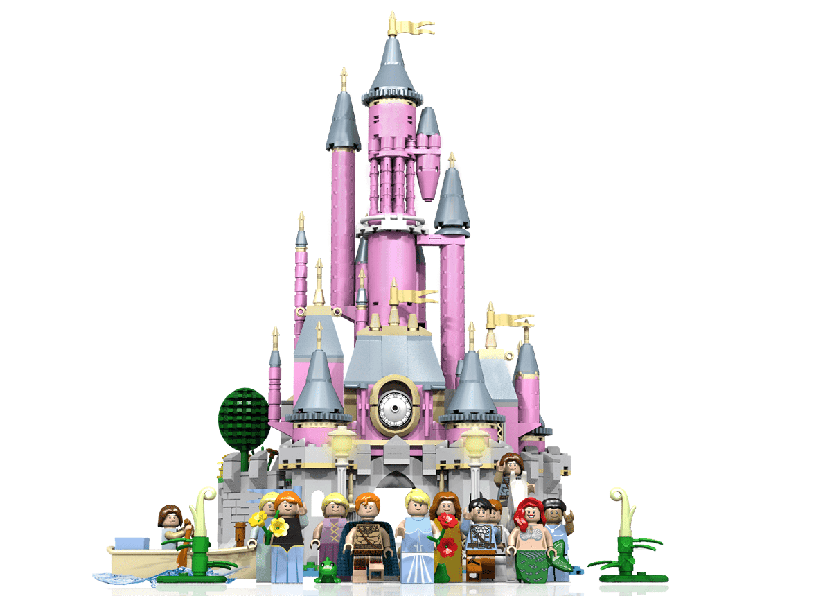 disney sleeping beauty castle lego