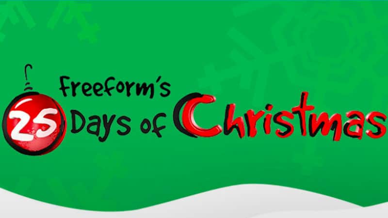 Freeform Countdown to 25 Days of Christmas Movie Schedule