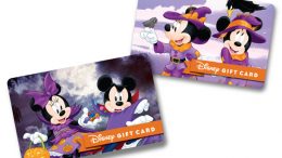 disney halloween gift card