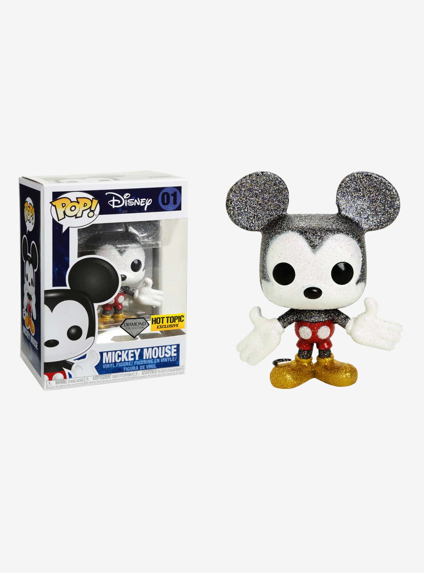 mickey mouse gold diamond funko