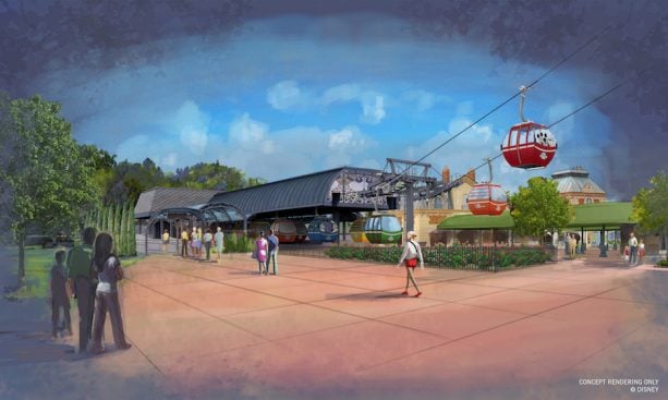 Disney Skyliner Concept Art 1