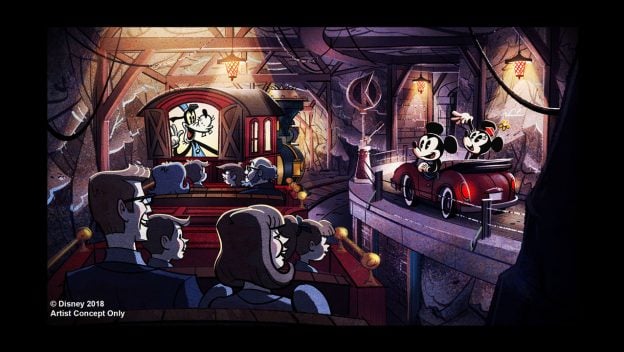Mickey & Minnie's Runaway Railway ride
