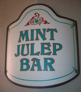 Mint Julep Bar disneyland