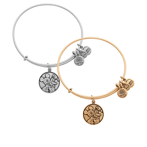 Mickey Mouse and Pluto Bangle by Alex and Ani