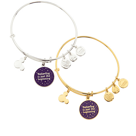 Tinker Bell ''Believing is just the beginning'' Bangle by Alex and Ani | Disney Jewelry