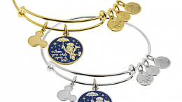 Jiminy Cricket ''When You Wish Upon a Star . . .'' Bangle by Alex and Ani (blue)
