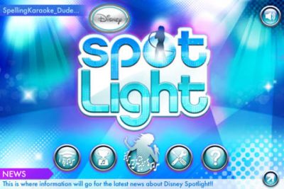 Disney Spotlight Karaoke Mobile App