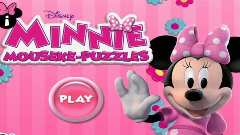 minnie mouse foam puzzle