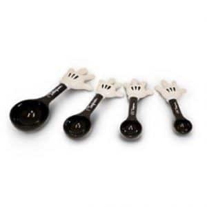 Disney Mickey Mouse Plastic Black Measuring Spoons