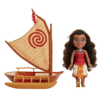 Disney Moana and Canoe Ocean Adventure Doll Set