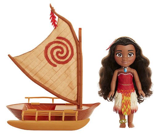 Disney Moana and Canoe Ocean Adventure Doll Set