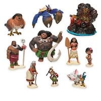Disney Moana Action Figures (10-Piece Set)