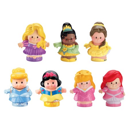Fisher-Price Little People Disney Princess Wheelies Lot Of 6 gift set NIB 