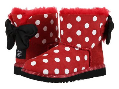 UGG Kids Minnie Mouse Sweetie Bow Red (Little Kid/Big Kid)