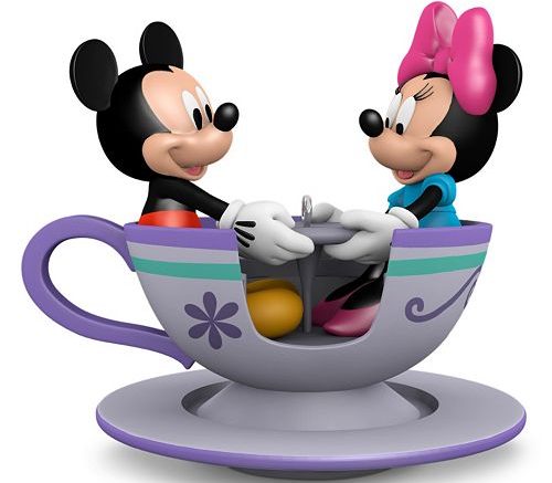 Disney's Mickey & Minnie Teacup For Two Christmas Ornament 2016