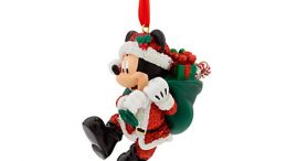 Santa Mickey Mouse Christmas Ornament