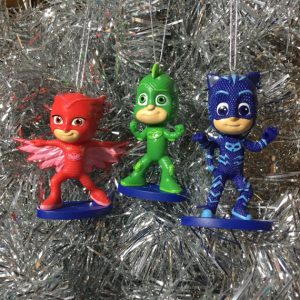 PJ Masks Christmas Ornaments (Gekko, Catboy and Owlette)