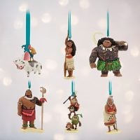 Disney Moana Christmas Ornament Set (6 Character Set)