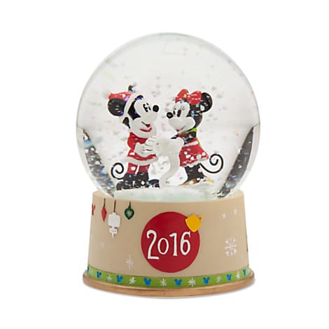 Mickey and Minnie Mouse Snowglobe - Christmas 2016