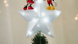 Mickey and Minnie Mouse Light-Up Christmas Tree Topper