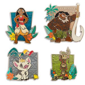 Moana Disney Pin Set