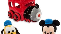 Mickey Mouse and Pluto Plush Train Playset