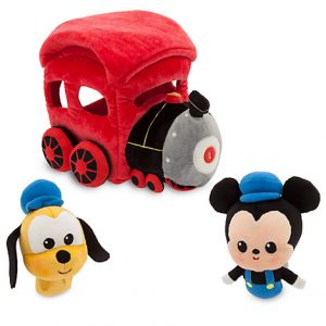 Mickey Mouse and Pluto Plush Train Playset
