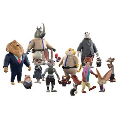 Zootopia Action Figure Set (14-piece set) | Disney Toys