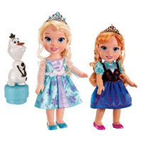 Disney Frozen Toddler Anna & Elsa Dolls (w/Olaf)