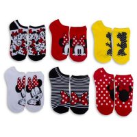 Disney Women’s Minnie Mouse Low-Cut Socks (6-Pack)