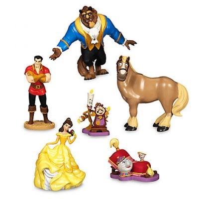 Beauty and the Beast Action Figure Playset (6-pc)