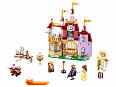 Disney Beauty and the Beast Belle’s Enchanted Castle LEGO Set