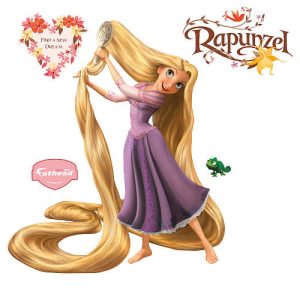 Rapunzel Wall Decal (Tangled)