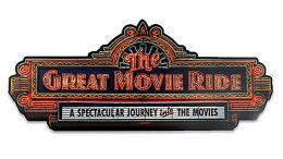 The Great Movie Ride Wall Sign