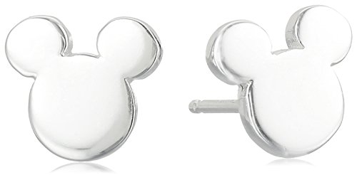 Mickey Mouse Sterling Silver Stud Earrings