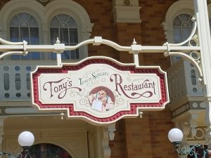 Tony’s Town Square Restaurant Disney World